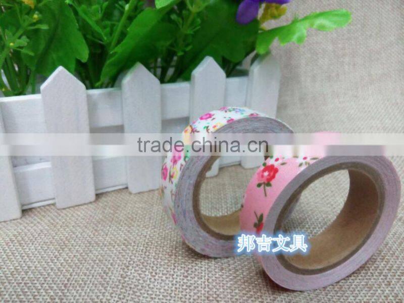 Small broken flower cloth tape cotton wide adhesive plaster to stick a diary DIY photo album accessories decorative stickers