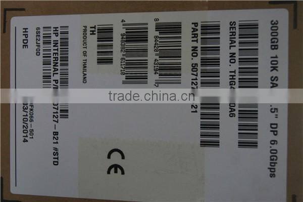 507127-B21 300GB 6G 10K 2.5 inch DP SAS server Hard Drive
