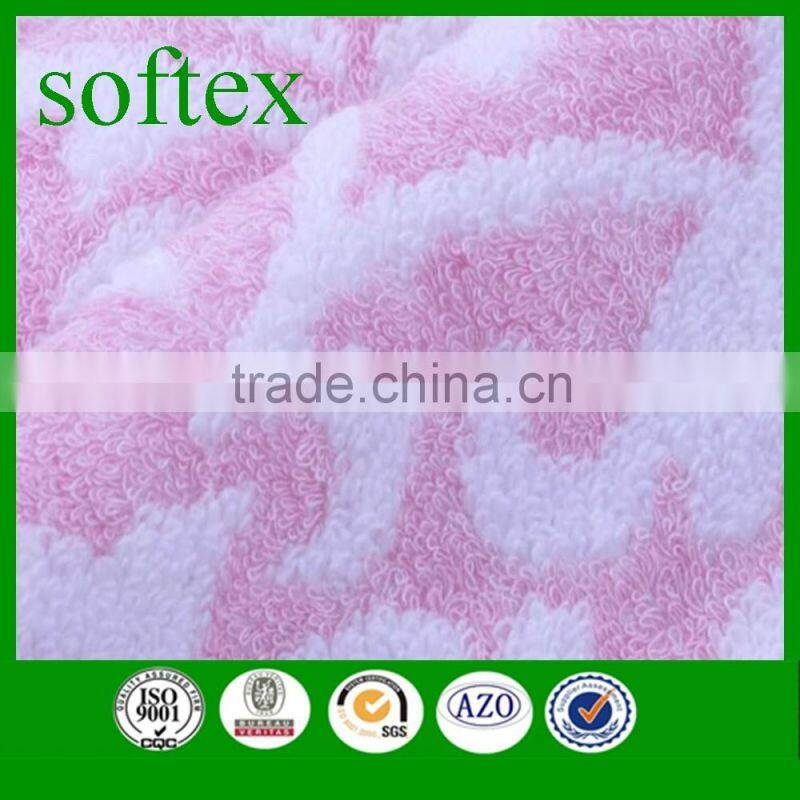 bamboo velour washclothes / bamboo fabric jacquard face towel