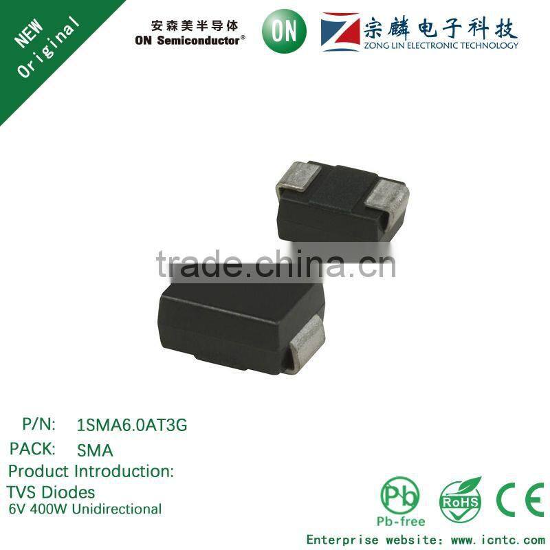 Genuine original 1SMA6.0AT3G SMA TVS Diodes 6V 400W