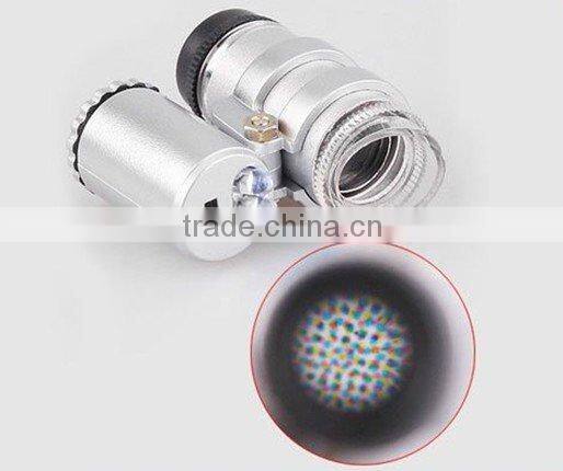 Pocket microscope/45xPocket microscope with led/microscope with projector