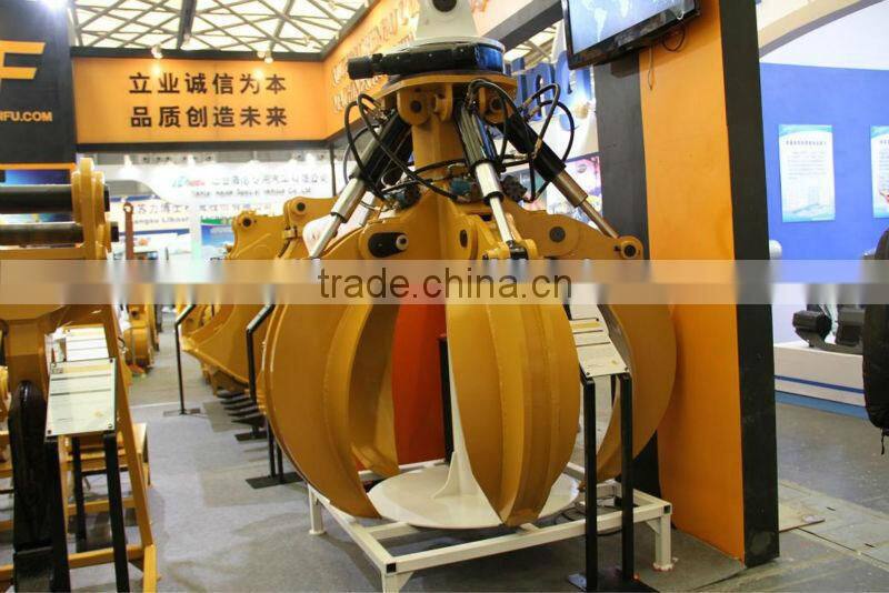 5 teeth hydraulic rotating grapple / orange peel grab