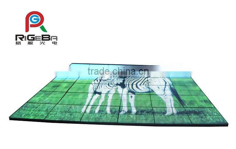 NEWEST 2014 Super Clear and Slim LED Video Floor/led dance floor lights
