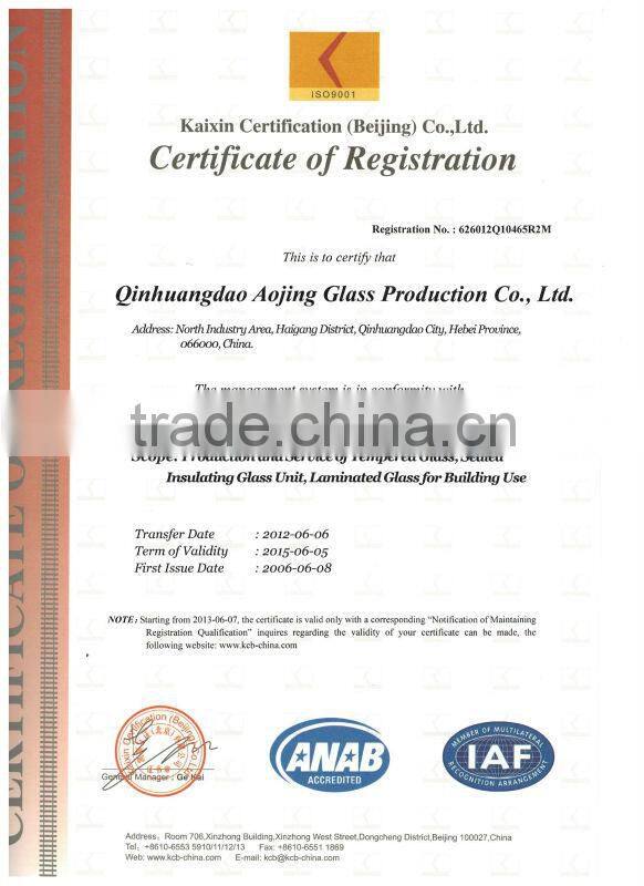 6+12a+6mm blue,grey, green, bronze low-e curved insulated glass