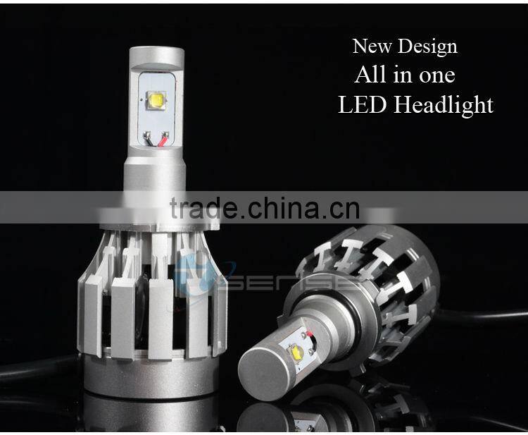 Ultra Bright! 12V H4 H7 H8 H10 LED XM-L2 auto car LED Headlight Light