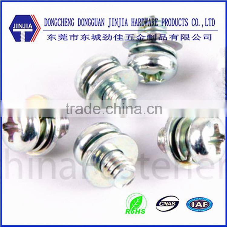 cross recess pan head special combination screw