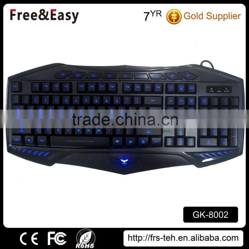 2016 E-sports Customized Backlight Multimedia Gaming keyboard