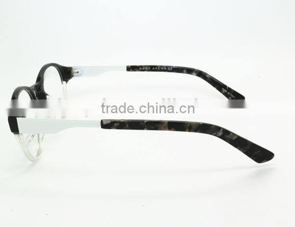 2015 new design double color mens acetate optical spectacles frame eyeglasses