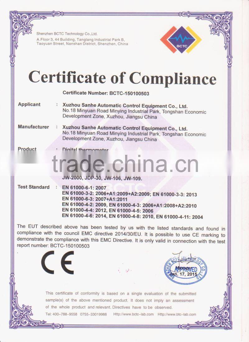 Manufacturer product Tpm-10 alcohol thermometer