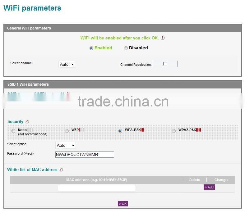 Unlocked HuaWei HG556 Home gateway