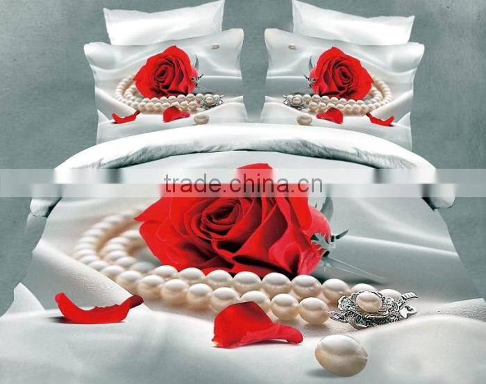 super softly 3 D digital printed bedding set