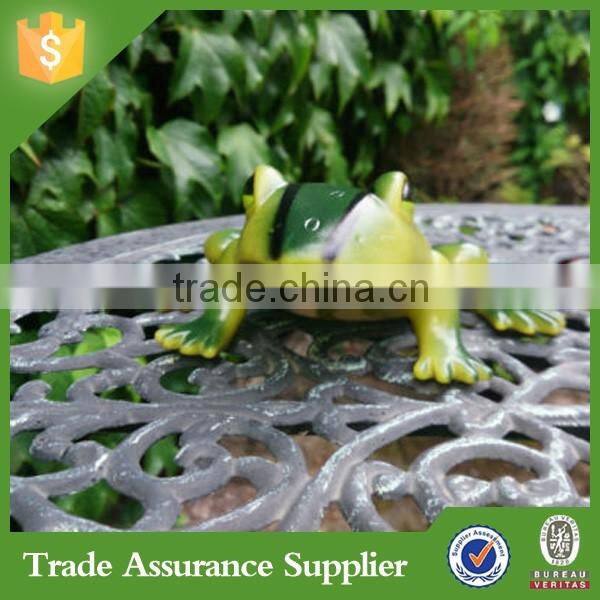 2016 Newest Resin Garden Ornament Decoration Green Frog Figurine