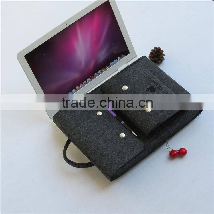 Fashional felt sleeve laptop sleeve Case Bag,wool felt sleeve felt Material
