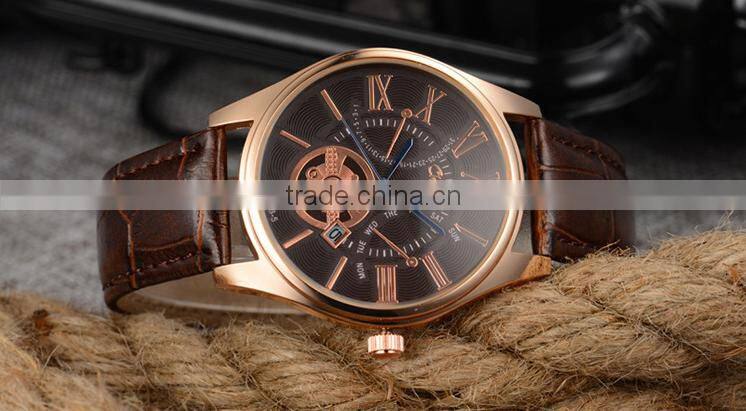 CHAXIGO brand watch factory best selling products wristwatches cheap genuine leather wrist watches