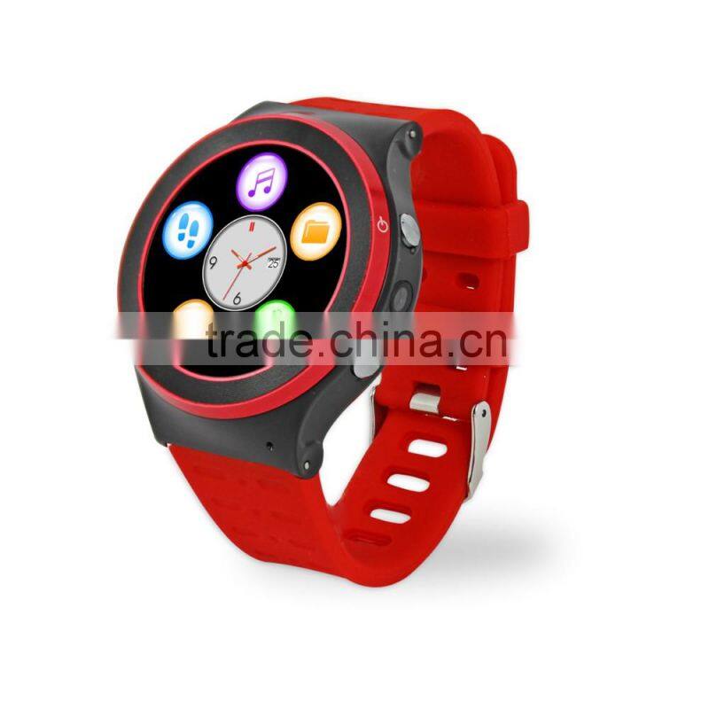 2016 new and hot selling android 5.0 WCDMA 3G watch phone;WIFI; MTK6580M; GPS; BT4.0; quad core; 5.0M pixel;