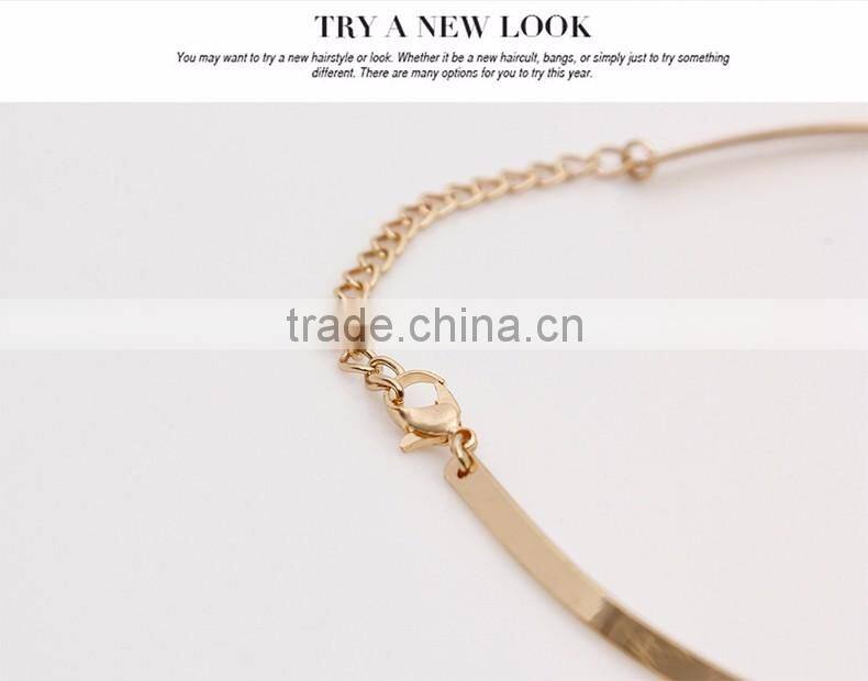 New Design Fashion Crystal Necklaces Women Luxury Statement Diamond Necklace Jewelry SKA8465