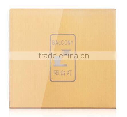 glass touch paner dimmer light switch for home automation