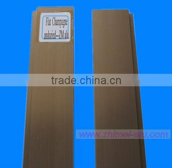 popular dark bronze anodized aluminum profile