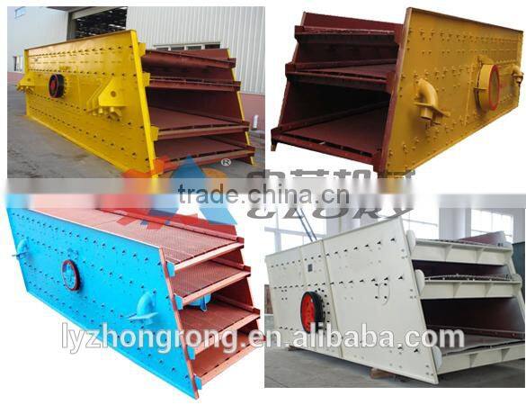 High efficiency vibrating screen with good service