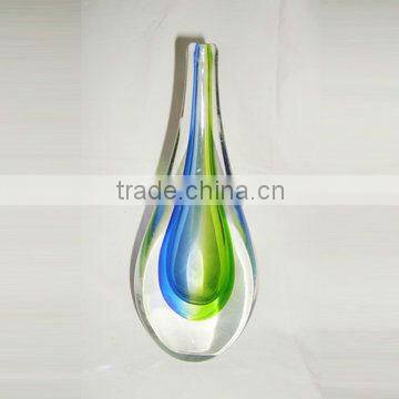 Crystal Glass Crafts in Water Drop Model for Elegant Souvenirs