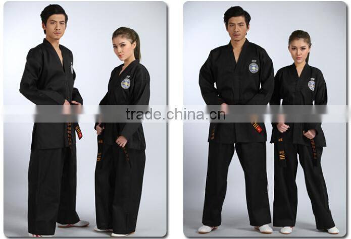 Kids Taekwondo Uniforms,Wtf Custom Taekwondo Uniform,Black Taekwondo Uniform