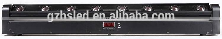 mini led pixel moving beam light / rotation bar 8*10W/ LED stage washer bar