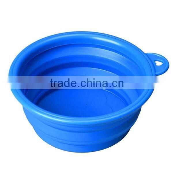 Target audited supplier Collapsible Compact Pet Bowl Dog Cat Travel Dish Silicone pet bowl
