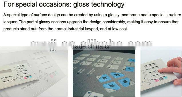 PCBA front panel keypad