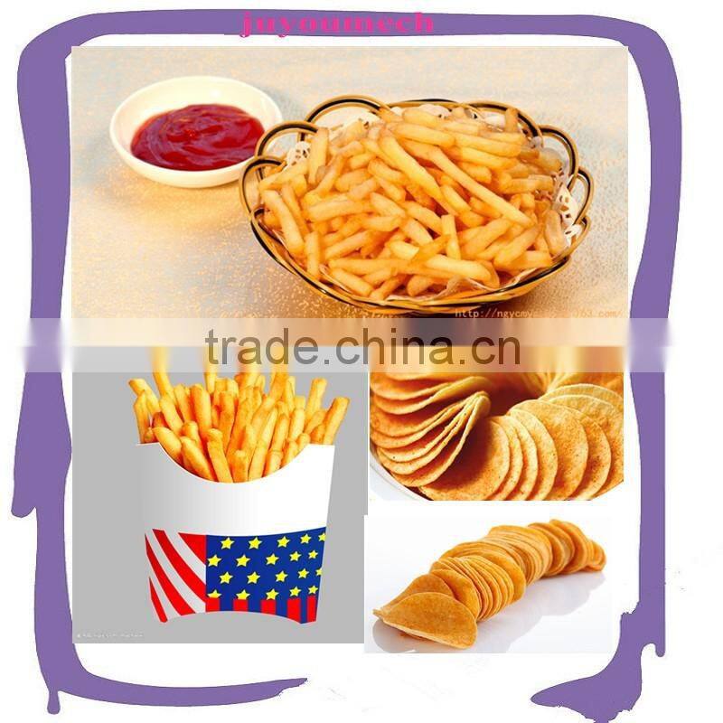 commercial 100kg/h semi auto frozen production of potato chips producing plant machines/french fries production line price