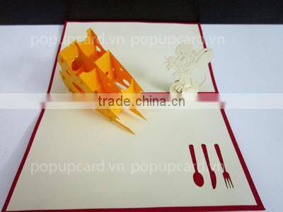 Love 3d pop up greeting card