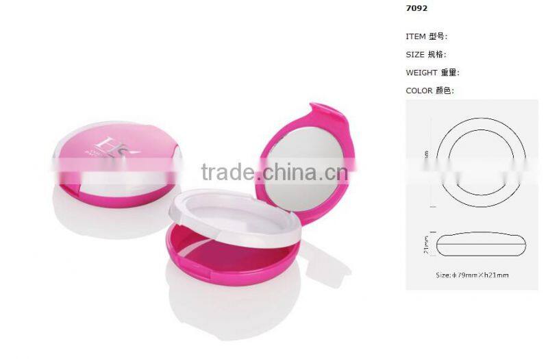 New promotion round empty foundation makeup cases