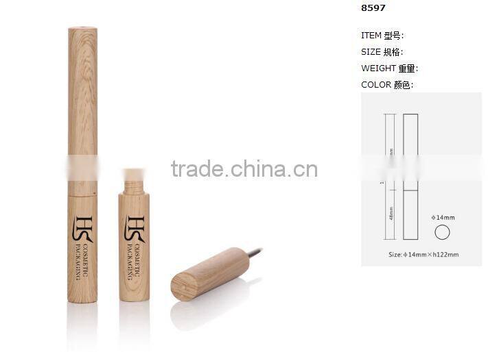 popular wood print cosmetic custom eyeliner container