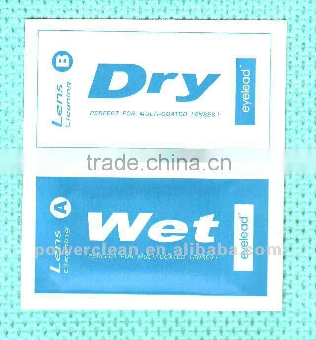 Disposable 3D Glasses Wet Cleaning Cloth
