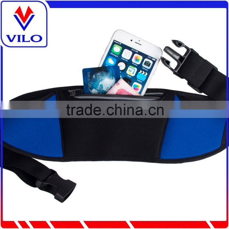 Hot sales running belt waist bag for sports and promotion