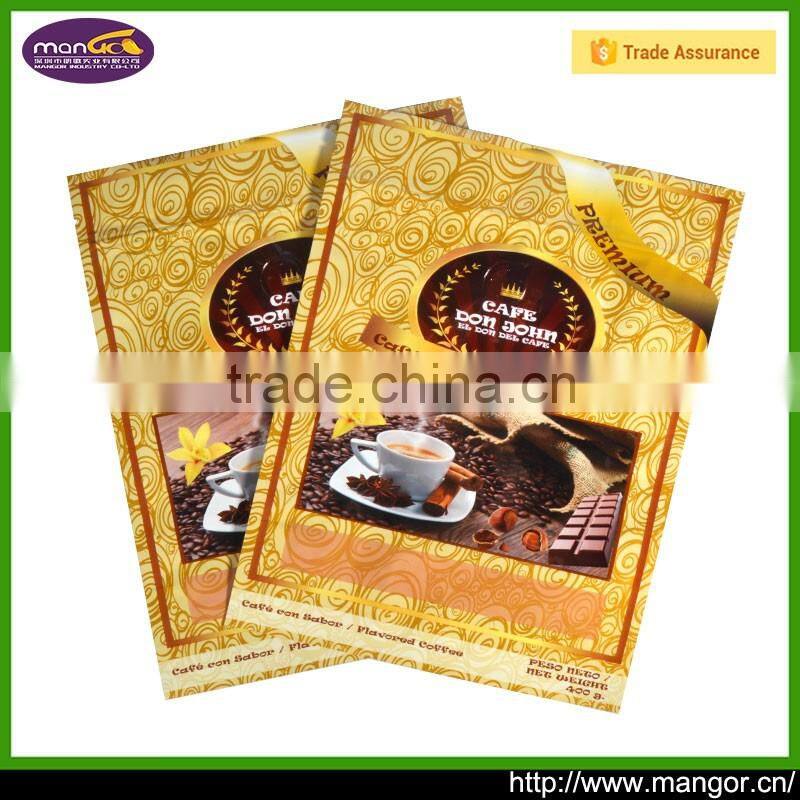 Custom made promotional cheap small slide zip lock plastic pouch bag