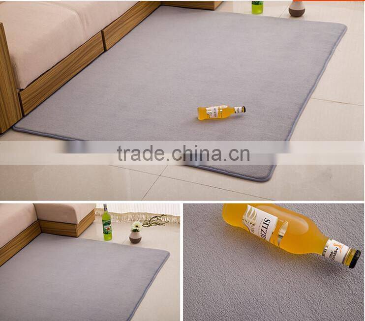 Large size super soft coral velvet area rugs for living room