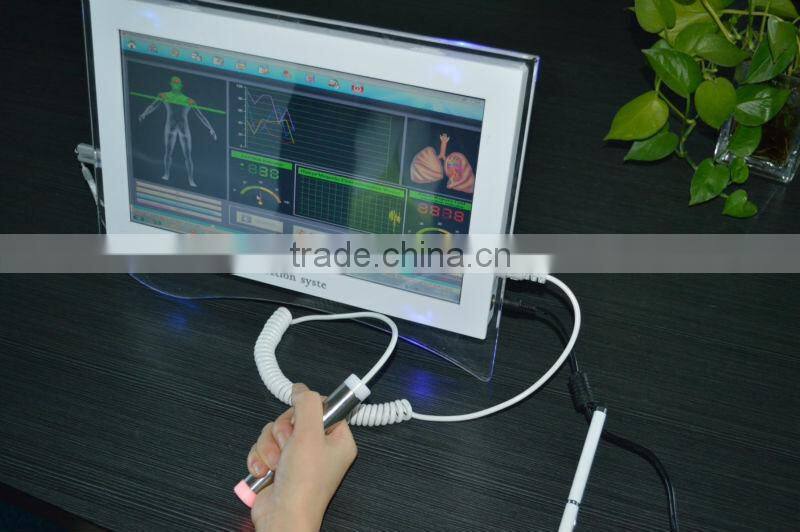 Fully touch screen quantum magnetic resonance analyzer with 41 reports