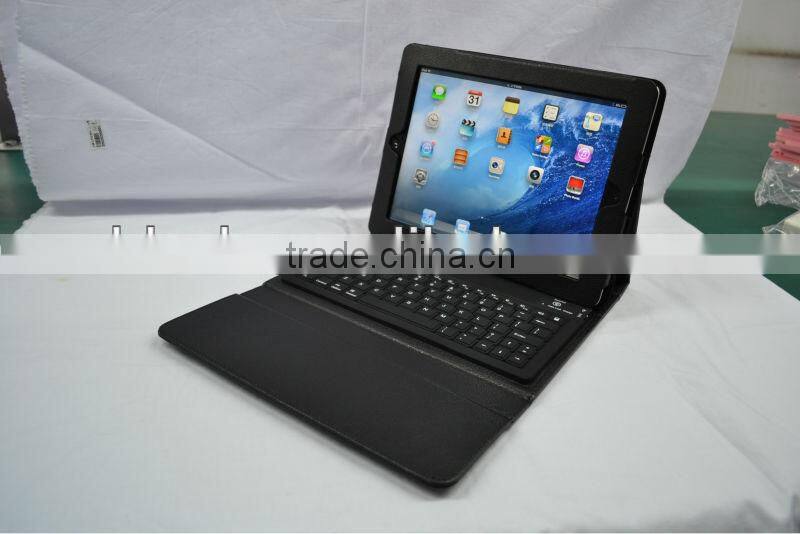 Factory price Hot saling with buletooth keyboar case for ipad 4, mini ipad , ipar air 2