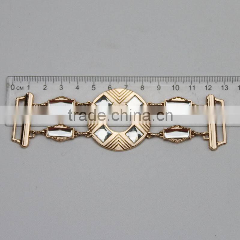 antique arrows connected gold chian for colthes or bags or shoes