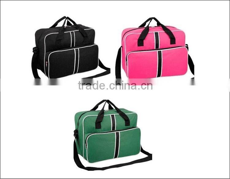China Manufacturer Low Price Shoulder Tote Style Foldable Vantage Luggage Bag with Front Compartment