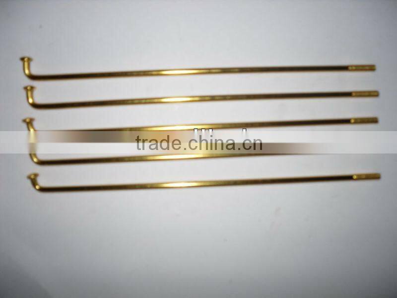 motorcycle spare parts 185mm Gold bicycle spokes