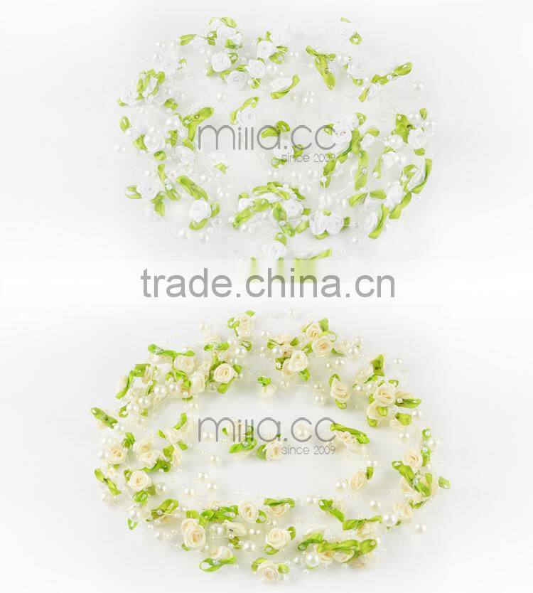 Roses Garland Wedding Decoration Pearls
