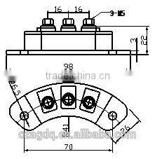 High Surge Current Welding Bridge Rectifier