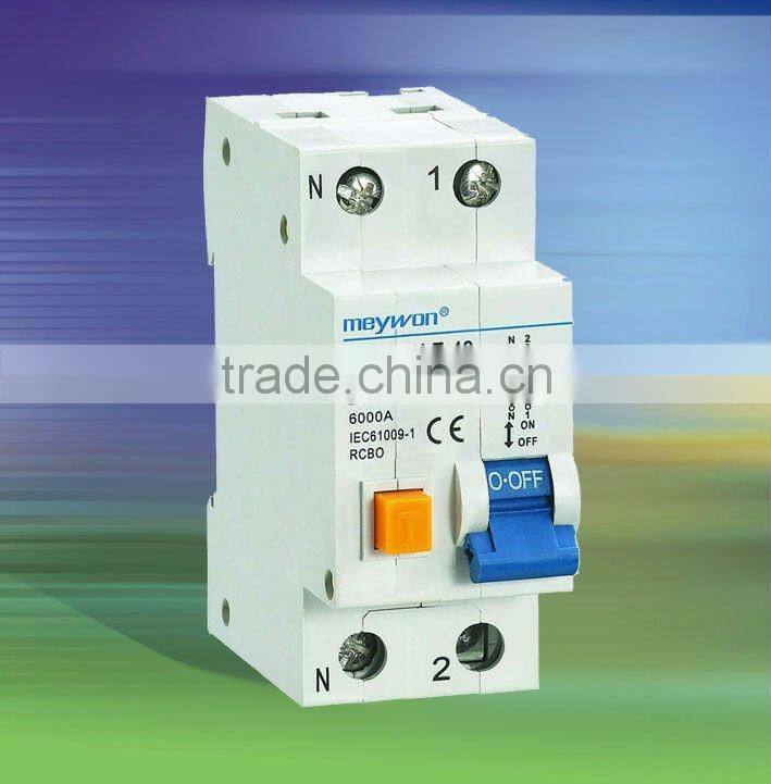 Residual Current Operated Circuit Breaker with overcurrent protection(Electronic