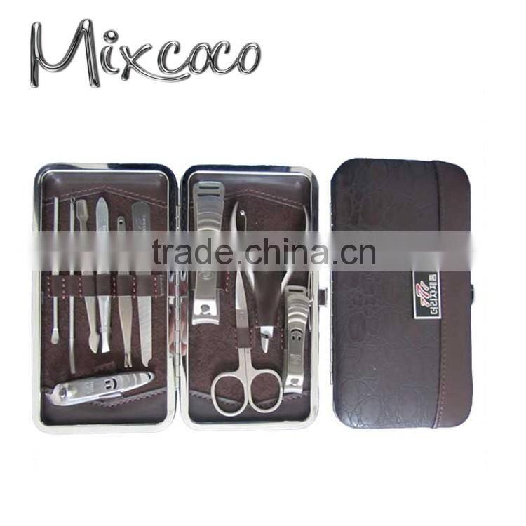 Nail Art kits Stainless Steel zinger manicure set, p-shine,Nail Pedicure Tools