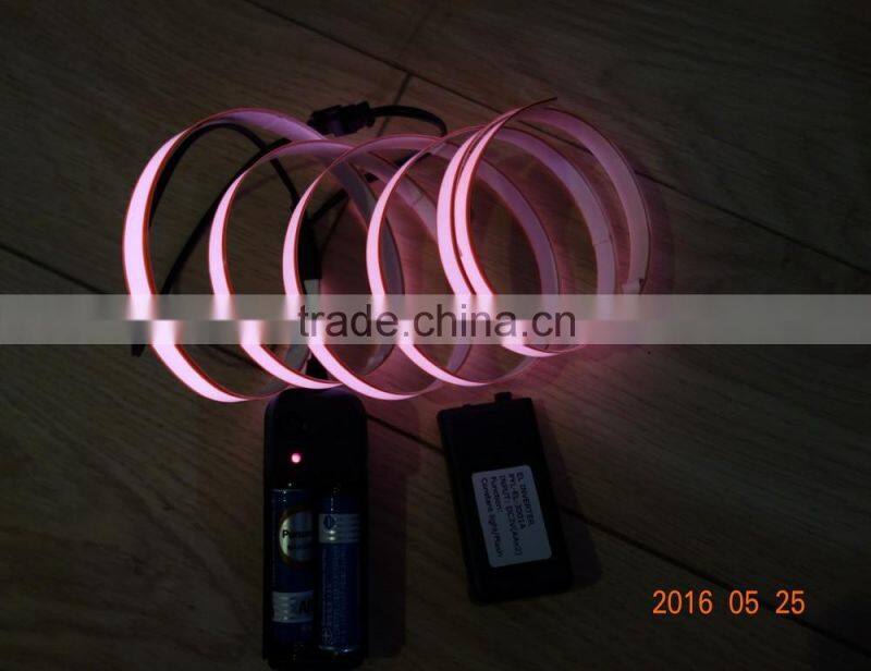 AC110V-240V Sound control Inverter lighting decoration Blue 1500mmX10mm EL tape