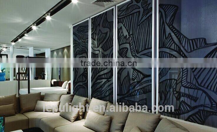 led spot track lights 28W cob led track light dimmable Ra87 110V/220V led track rail lights Shenzhen Factory