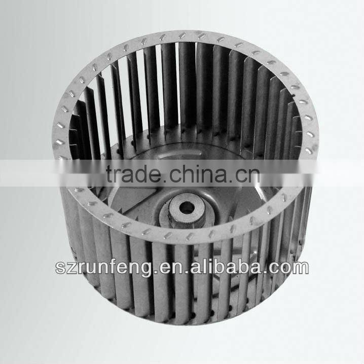 Metal centrifugal wind wheel and mould design