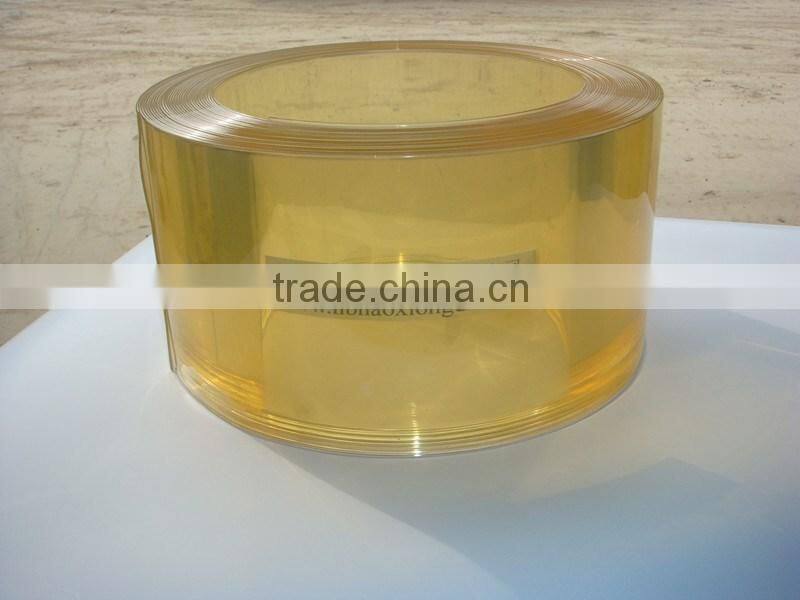 Standard Crystal Blue Flexible Transparent PVC Strip Curtains