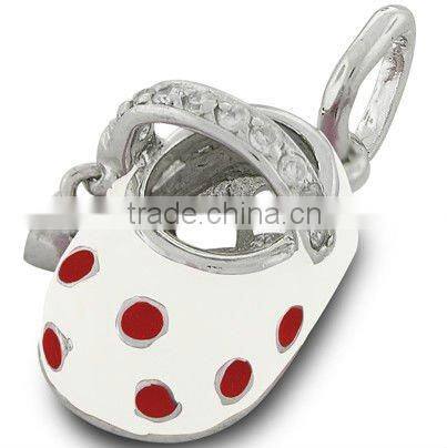 925 silver shoe charm